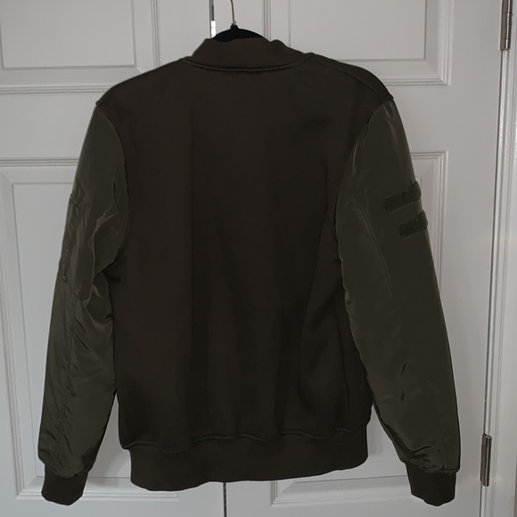 NWT H&M Army Green Bomber Jacket - Picture 12 of 12
